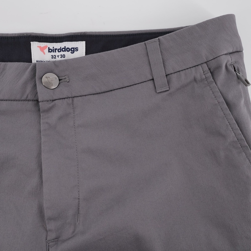 Birddogs Stretch Khaki Chino Pants Grey Mens 32x29